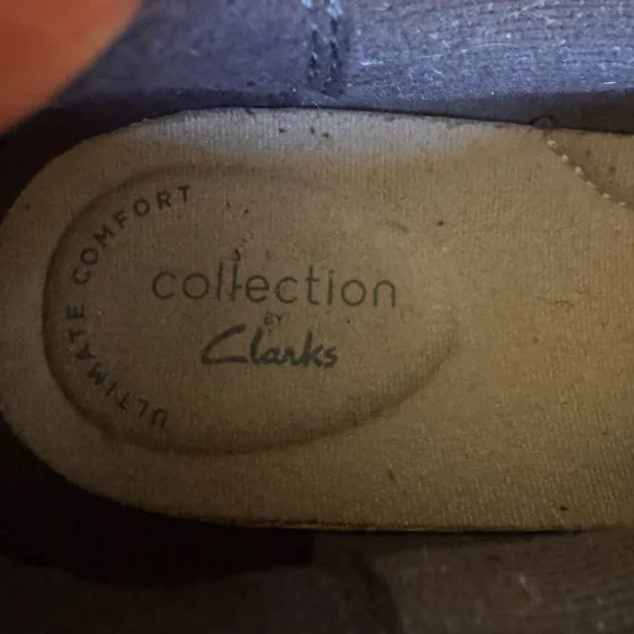 Clarks Women’s Slip-On Leather Loafers in Dark Brown - Picture 4 of 6